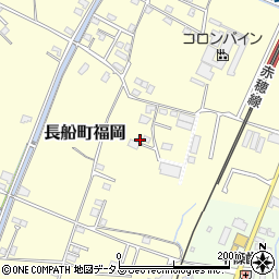 岡山県瀬戸内市長船町福岡1102-1周辺の地図