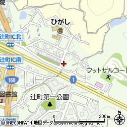 イトーピア東生駒集会所周辺の地図