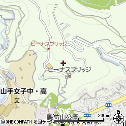 諏訪山周辺の地図
