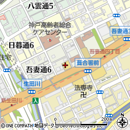 日本基督教団神戸イエス団教会周辺の地図