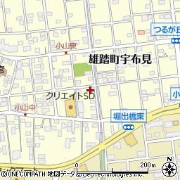 静岡県浜松市中央区雄踏町宇布見4623周辺の地図
