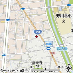 静岡県浜松市中央区本郷町19周辺の地図