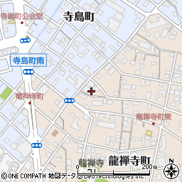 静岡県浜松市中央区龍禅寺町377周辺の地図