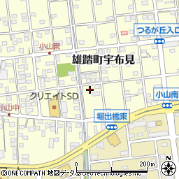 静岡県浜松市中央区雄踏町宇布見4191周辺の地図