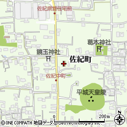 ローソン奈良佐紀町店周辺の地図