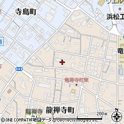静岡県浜松市中央区龍禅寺町80周辺の地図