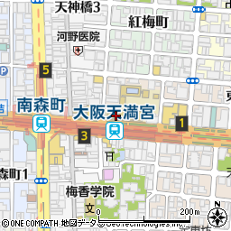 大阪市立堀川小学校周辺の地図