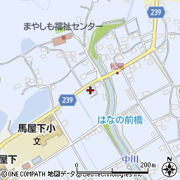 岡山県岡山市北区松尾96周辺の地図