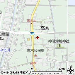 静岡県磐田市高木270周辺の地図