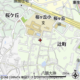 奈良県生駒市辻町882-65周辺の地図
