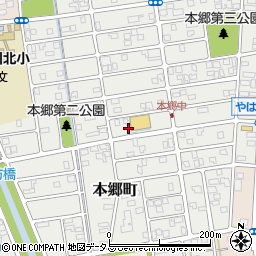 静岡県浜松市中央区本郷町1344周辺の地図