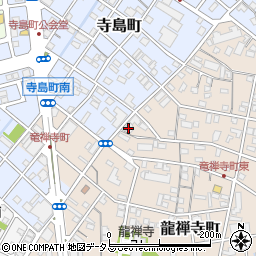 エイワマンション竜禅寺周辺の地図