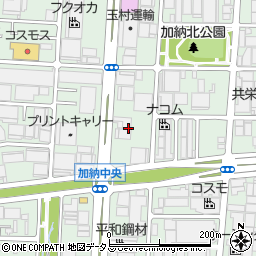 大阪府東大阪市加納5丁目1周辺の地図