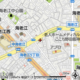 セブンイレブン大阪海老江２丁目店周辺の地図