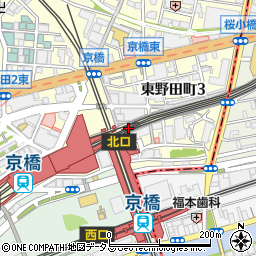 大起水産回転寿司　京橋店周辺の地図