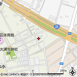 愛知県豊橋市南大清水町元町12周辺の地図