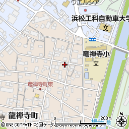 静岡県浜松市中央区龍禅寺町114周辺の地図