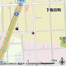 静岡県浜松市中央区下飯田町357周辺の地図