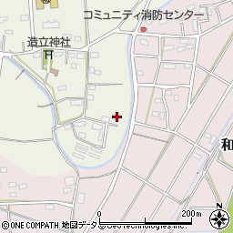 静岡県磐田市東新屋320周辺の地図
