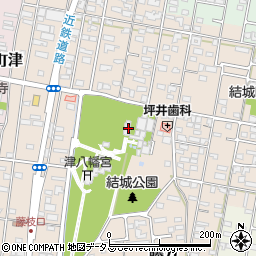 結城神社周辺の地図