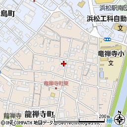 静岡県浜松市中央区龍禅寺町91周辺の地図