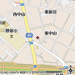 愛知県豊橋市野依町東中山92周辺の地図