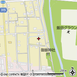静岡県浜松市中央区下飯田町236周辺の地図