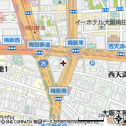 フラッシュネイル　梅田店周辺の地図