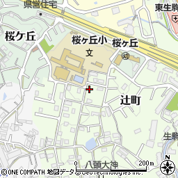 奈良県生駒市辻町882-49周辺の地図