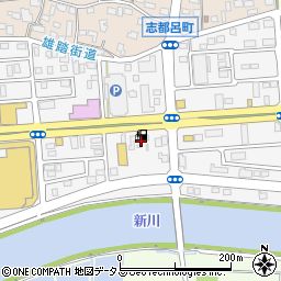静岡県浜松市中央区志都呂周辺の地図