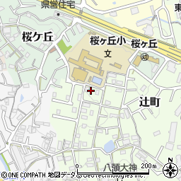 奈良県生駒市辻町882-66周辺の地図