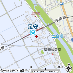 岡山県岡山市北区福崎77周辺の地図