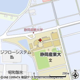 静岡産業大学　経営学部・学務課周辺の地図