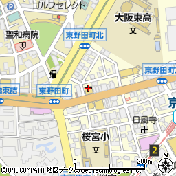 かごの屋 京橋東野田店周辺の地図