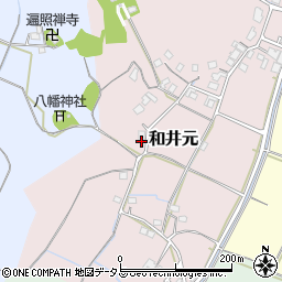 岡山県岡山市北区和井元196周辺の地図