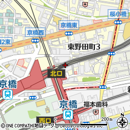 大阪府大阪市都島区東野田町3丁目5周辺の地図