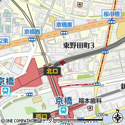 大阪府大阪市都島区東野田町3丁目5-19周辺の地図