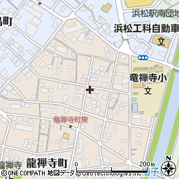 静岡県浜松市中央区龍禅寺町117周辺の地図