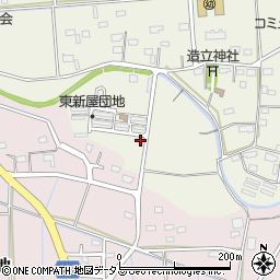 静岡県磐田市東新屋794周辺の地図
