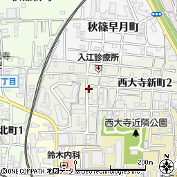 竹内整骨院駐車場周辺の地図