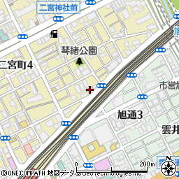 セブンイレブン神戸三宮駅東店周辺の地図