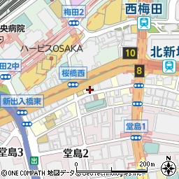 若杉大阪駅前ビル周辺の地図