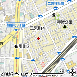 一三酒店周辺の地図