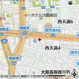 阪神神明ビルディング周辺の地図