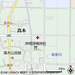静岡県磐田市高木220周辺の地図