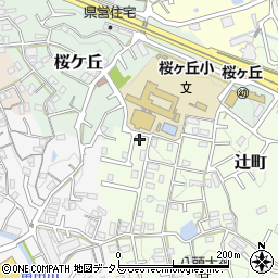 奈良県生駒市辻町881-74周辺の地図