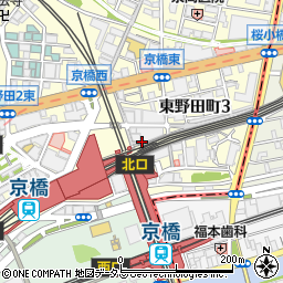 京橋うどん周辺の地図