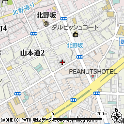 グランディア北野山本通り周辺の地図