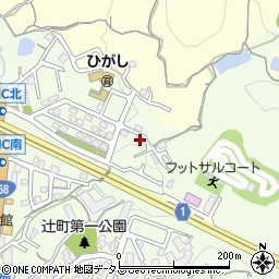 奈良県生駒市辻町257-13周辺の地図