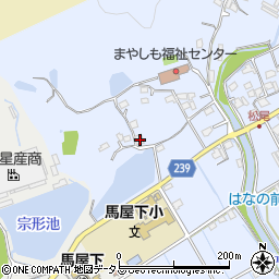 岡山県岡山市北区松尾182周辺の地図